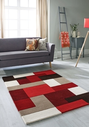 Lexus Rug by Oriental Weavers in Red Colour - Rugs UK