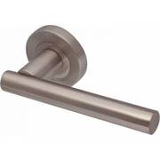 brushed nickel door handles