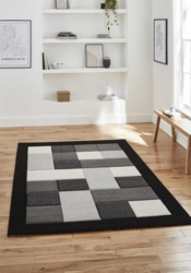 Black Charcoal Rugs | Stylish Rugs for Modern Home Décor