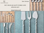 Buy High-Quality Forks and Spoons Set | Inox Artisans